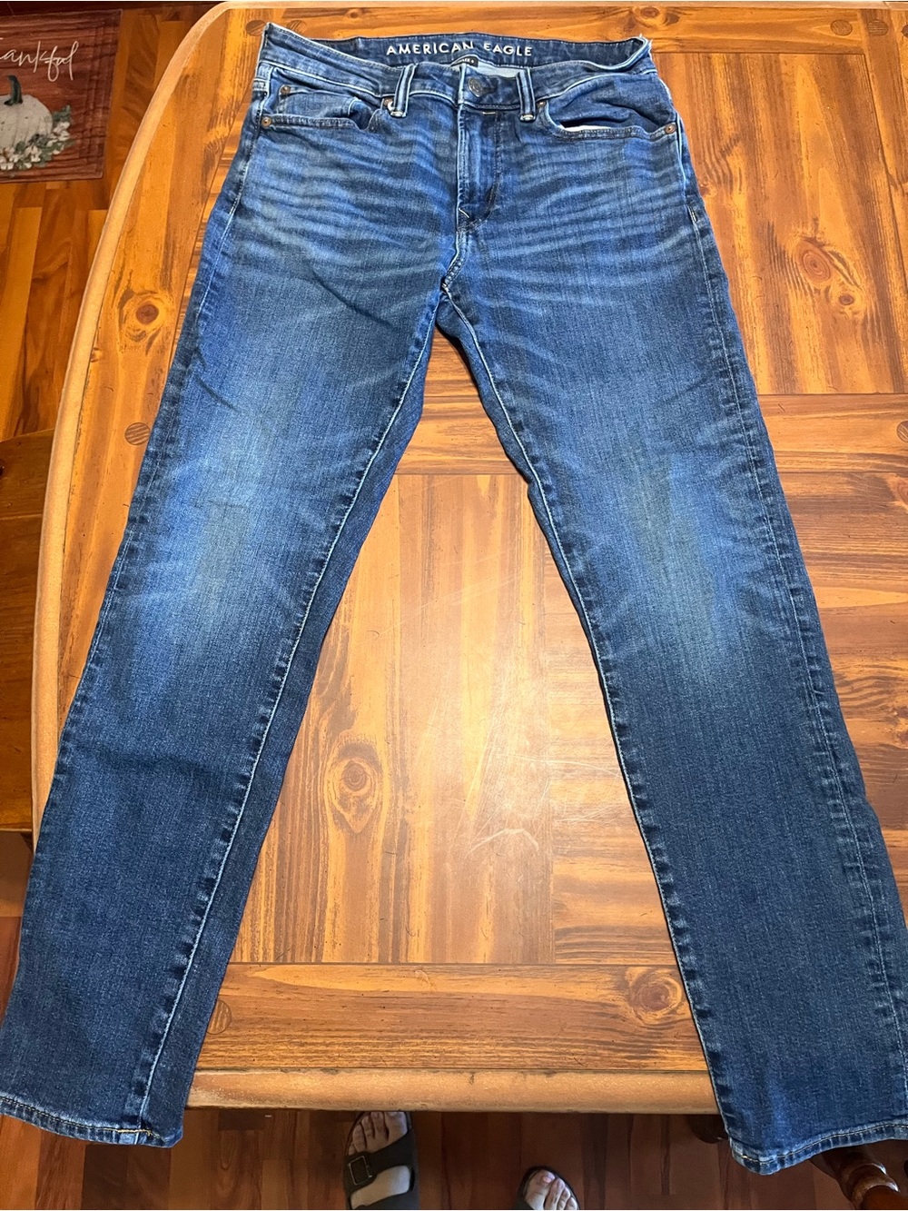 American Eagle Outfitters Men’s Dark Blue Slim Jeans